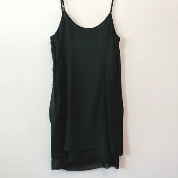 Gentle Fawn black chiffon embroidered Cami Top - Picture 3 of 9